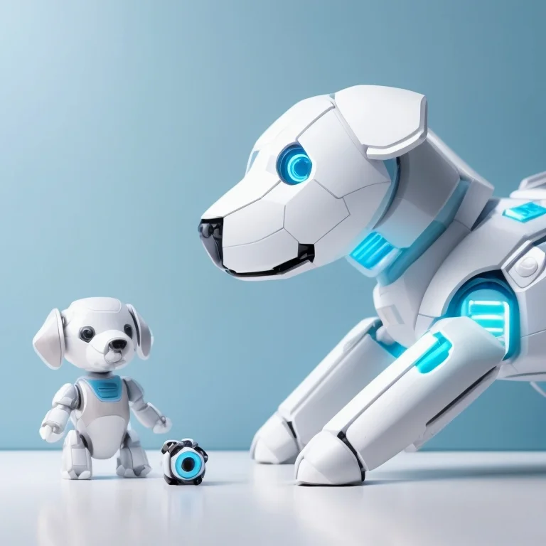 Kind interagiert mit einem AI Spielzeug