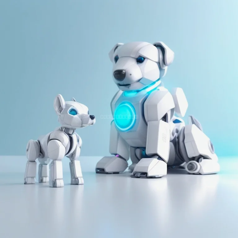 Familie spielt mit AI Spielzeug